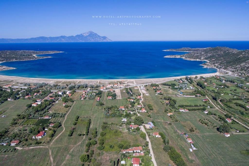 Traditionelles Appartement Athos Shadow Am Meer Paralia Sikias ภายนอก รูปภาพ