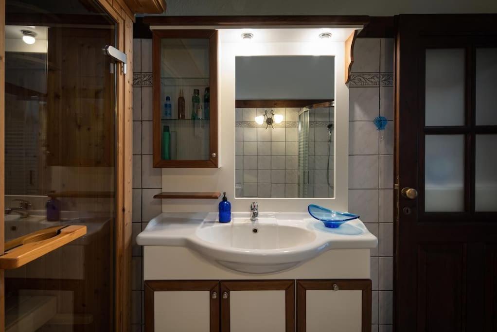 Traditionelles Appartement Athos Shadow Am Meer Paralia Sikias ภายนอก รูปภาพ