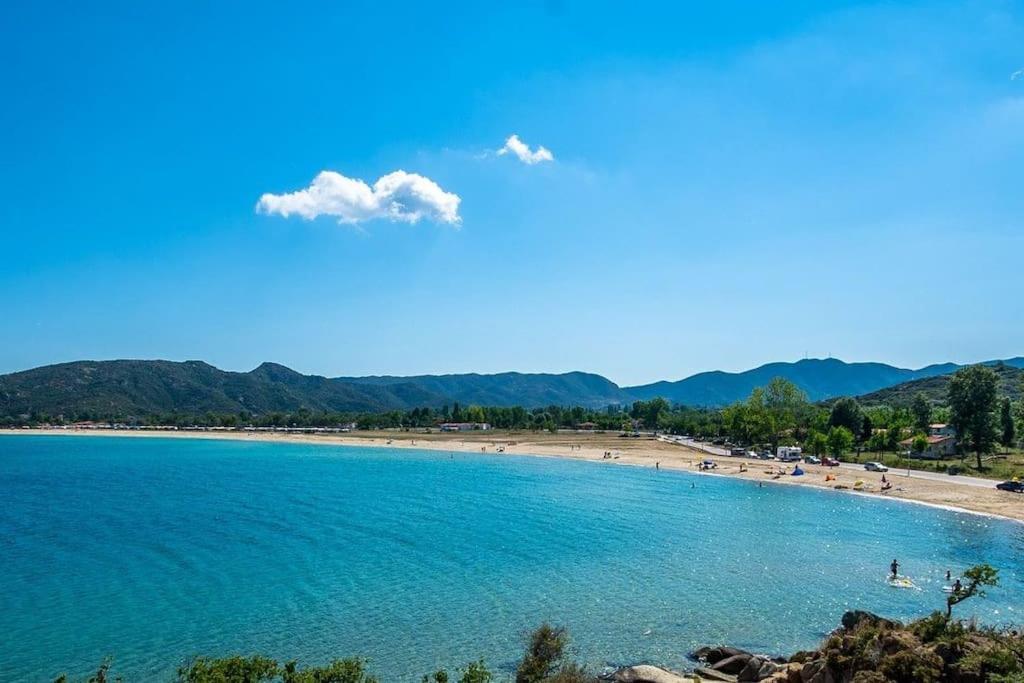 Traditionelles Appartement Athos Shadow Am Meer Paralia Sikias ภายนอก รูปภาพ