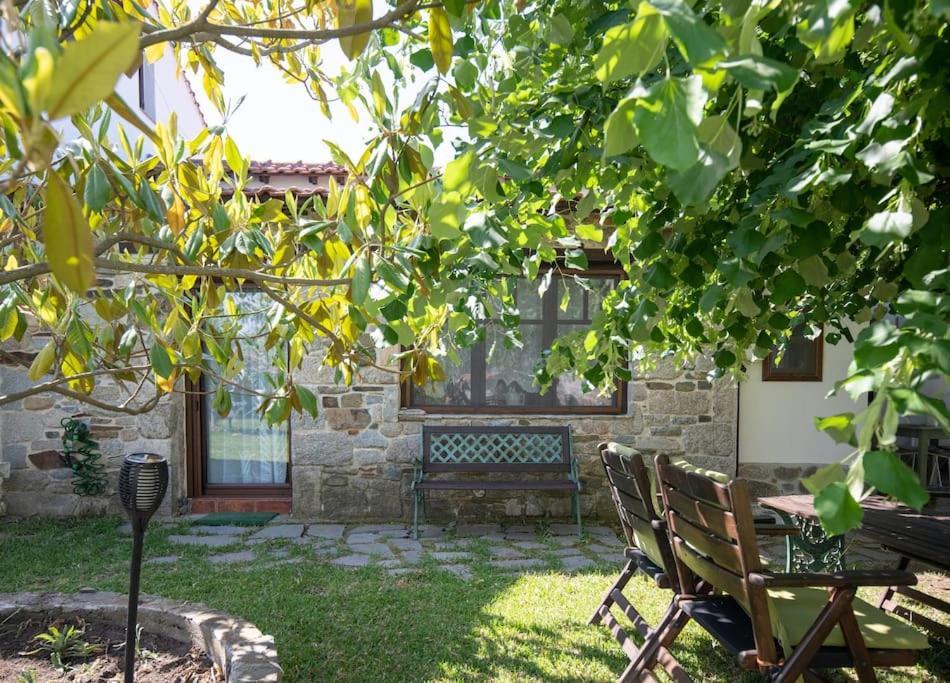 Traditionelles Appartement Athos Shadow Am Meer Paralia Sikias ภายนอก รูปภาพ